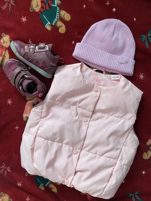 Набір на весну на дівчинку 1-2 роки zara жилетка 80-86