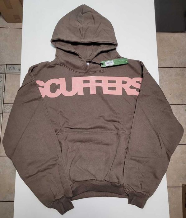 Scuffers Flock Brown Hoodie Bluza - M