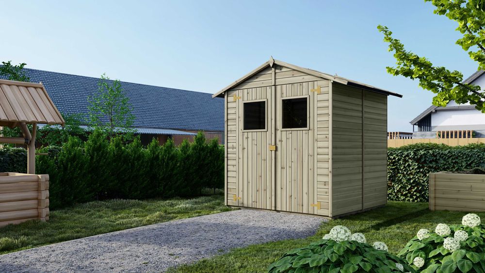 Domek narzędziowy szafa ogrodowa 1,9x1,8 m DOM218