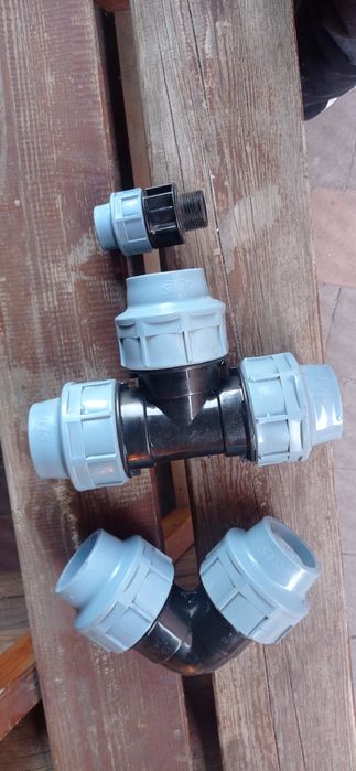 Тройнік зажимной 50 трубу угол 90° на 50 трубу