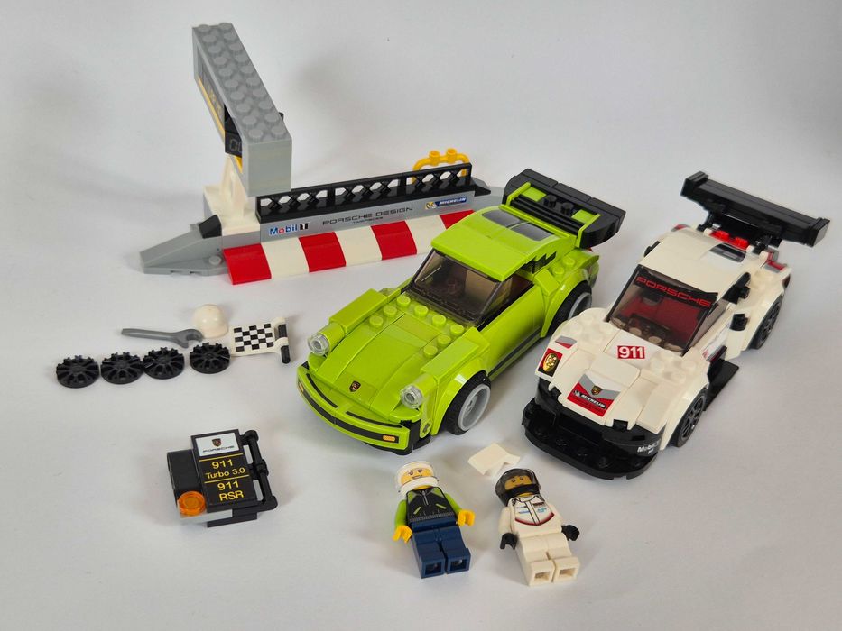 Lego SPEED CHAMPIONS 75888 Porsche 911 RSR + 911 Turbo - 2018 - 2 figurki