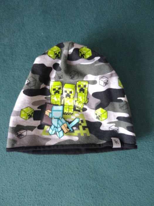 Czapka chłopięca z motywem Minecrafta
