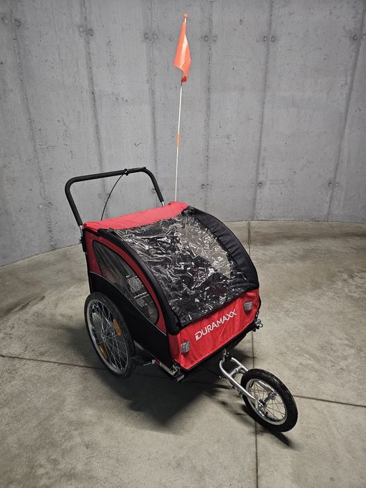 Przyczepka Rowerowa + Jogger 2w1 DURAMAXX | Stan BDB