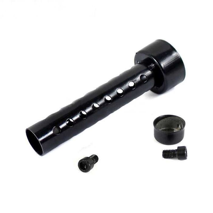 Silenciador DB Killer Universal Preto Escape de Moto em Aço Inoxidável