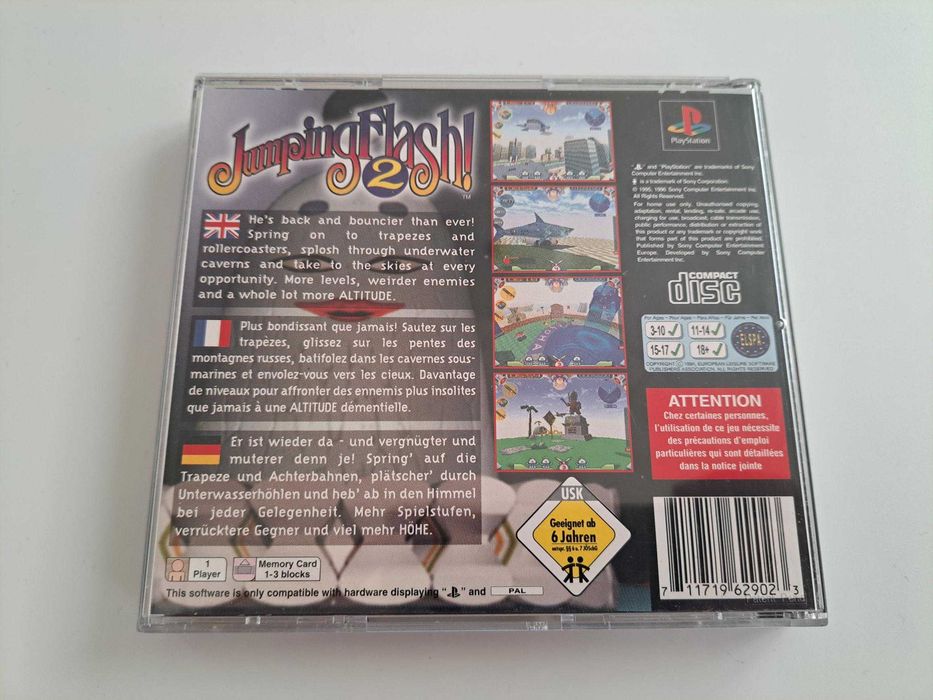 PS1 Jumping Flash 2 PlayStation 1 PSX PSOne