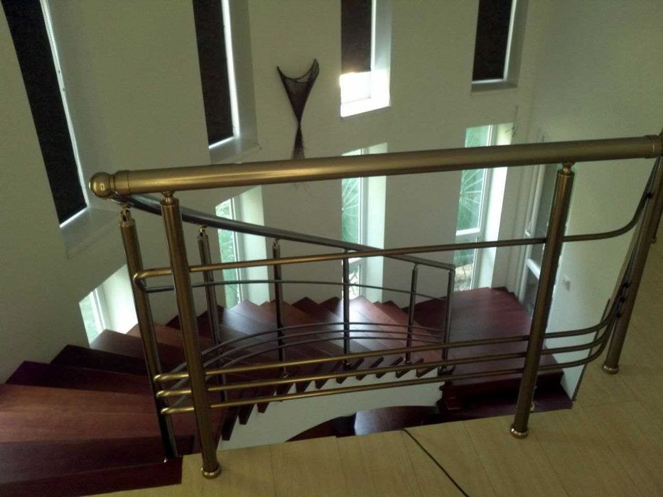 ВЫСОКОКАЧЕСТВЕННЫЕ МАТЕРИАЛЫ! Перила для лестниц, хромированные перила