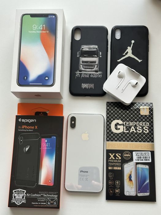 iPhone X 64GB  Silver Bielsko-Biała