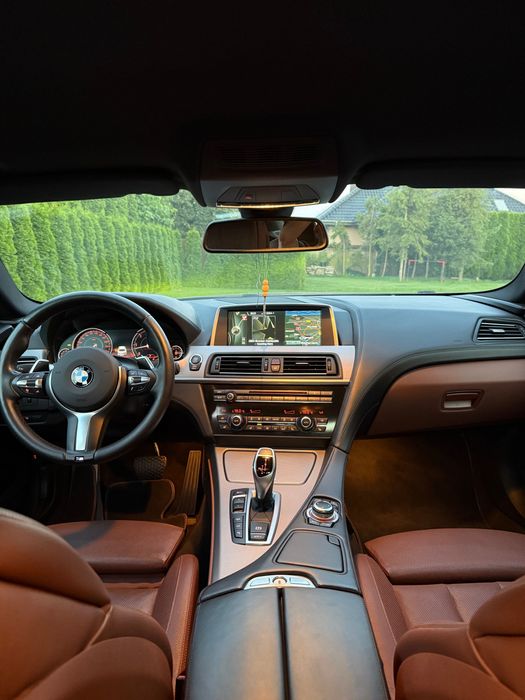 BMW 640 xd M-pakiet, przebieg 43 tys km, LED, wentyl. skóry, masaże