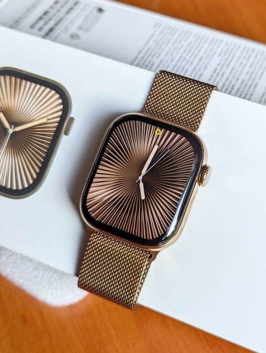 ‼️Apple Watch 10 GPS + Cellular Gold Titanium 42mm - okazja‼️