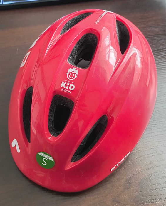 Kask dziecięcy na rower deskorolkę hulajnogę rolki rozmiar S czerwony