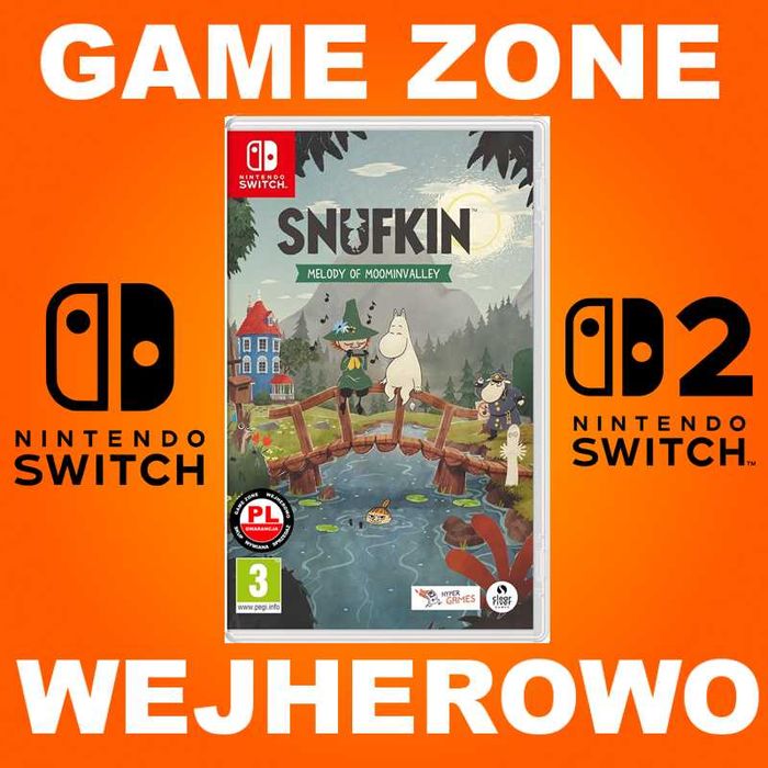 Muminki Melody of Moominvalley Nintendo Switch + Lite + Oled + SWITCH 2 / Snufkin PL