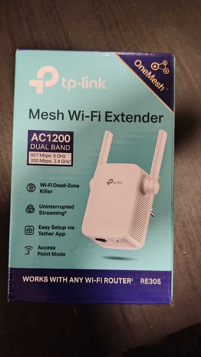 TP-Link Mesh Wi-Fi Extender | Range Extender TP-Link AC1200 Wi-Fi