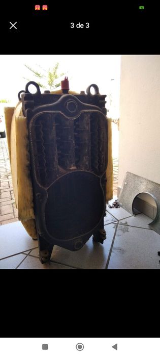 Deposito em inox100litros para águas quentes de uma caldeira de aqueci