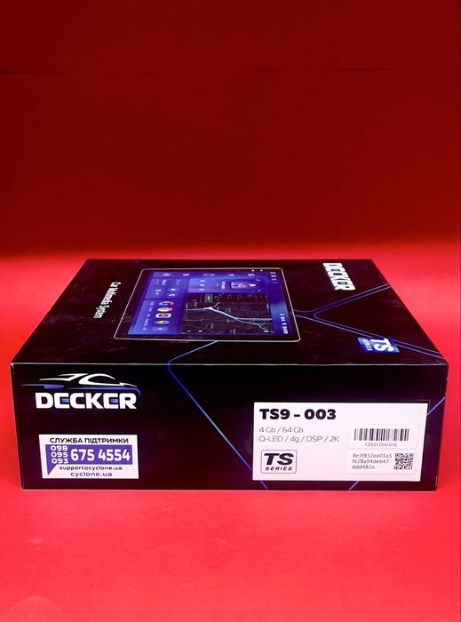 Decker TS9-003 – 9 дюймів,4/64  Android, 4G, GPS, Bluetooth