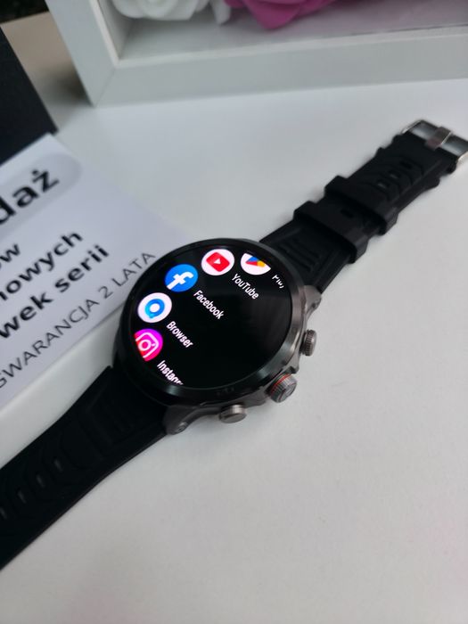 Smartwatch męski HK19 5G – Android 9.0, działa jak telefon, nowy