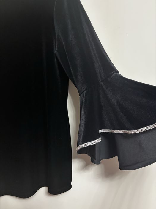 Bluzka z aksamitu MSK rozmiar PM