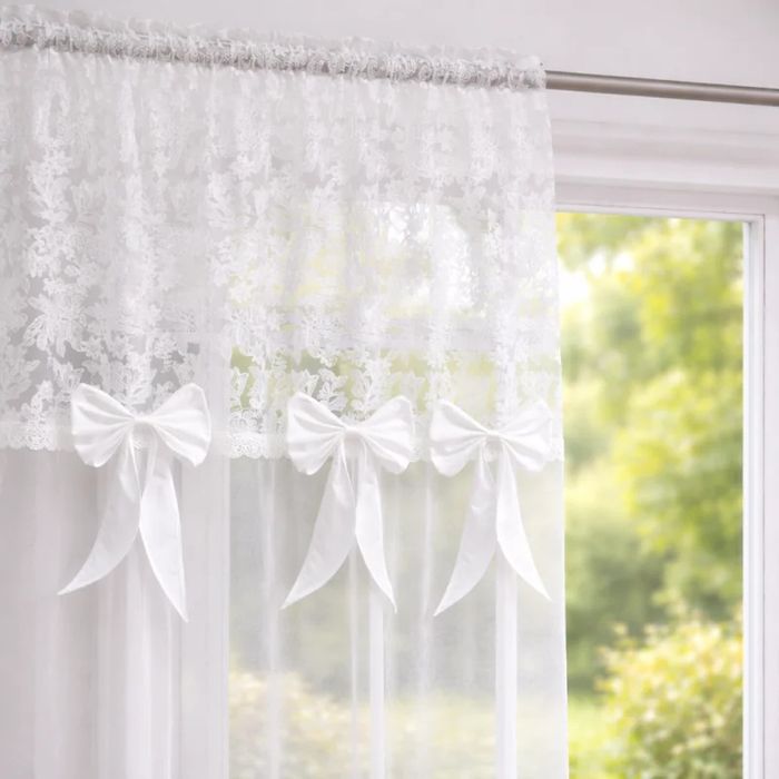 Firana 250x140 z markizety z kokardami