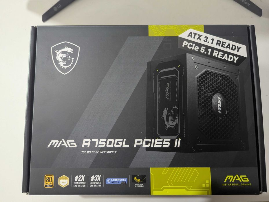 MSI MAG A750GL 750W 80+ Gold Fonte de alimentação PSU