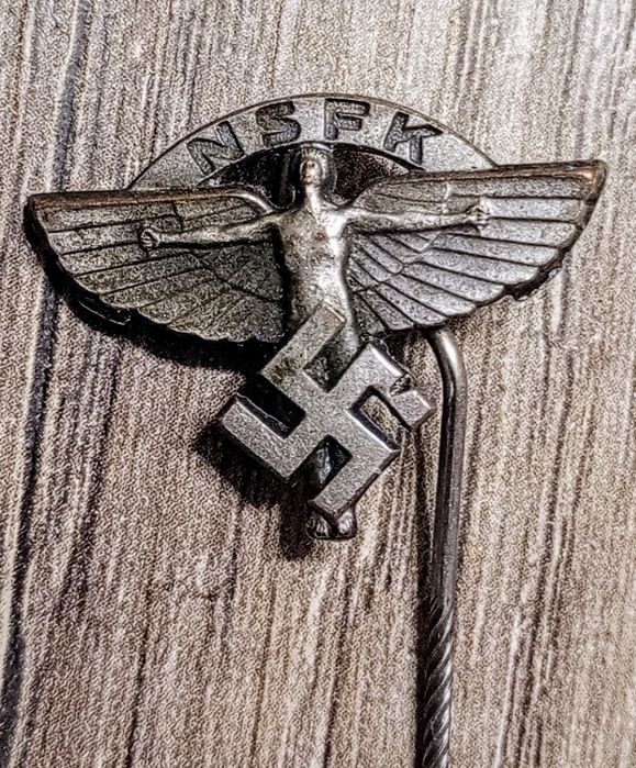 Militaria III Reich Wehrmacht Pin NSFK Aviação