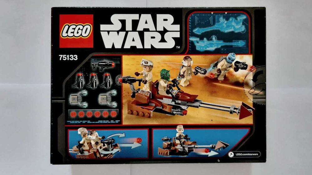 Lego Star Wars Battlefront 75133 Rebel Alliance Battle Pack selado