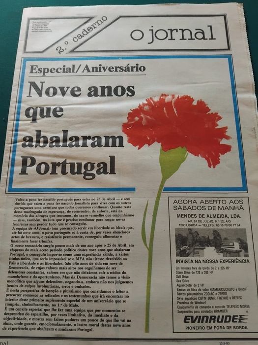 O Jornal “Aniversário”