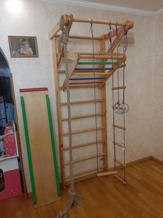 Гимнастична стінка спортивна тренажер дитячий