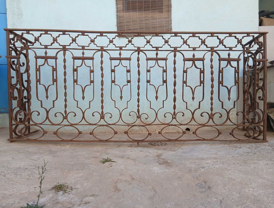 Grade varanda séc XVIII  ferro forjado