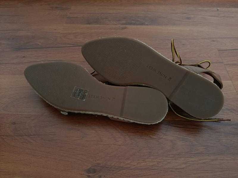 Еспадрильї-сандалії Nine West nwunah (колекція з акцентом на шнурівку)