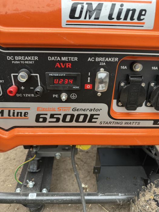 Бензиновий генератор OMLine 6500E