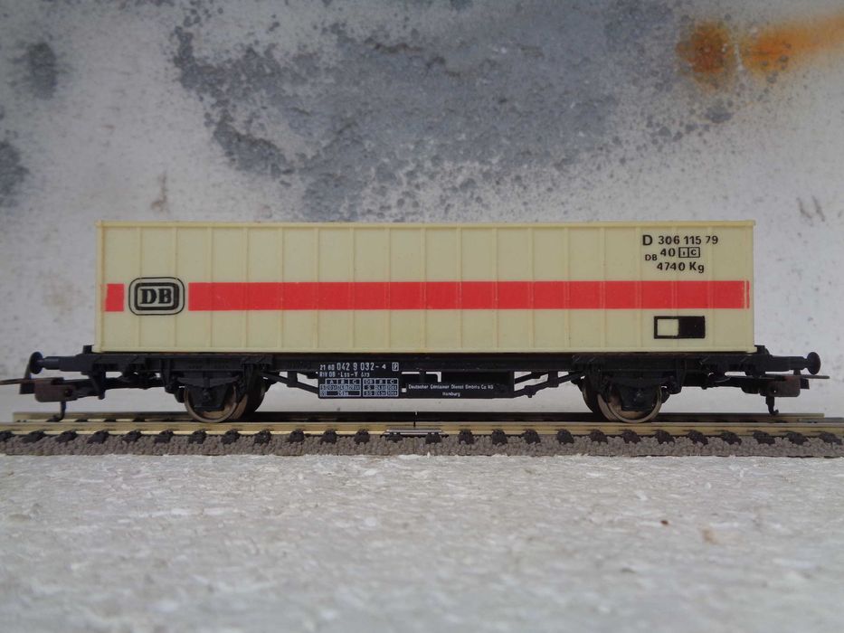 1:87 LIMA Vagão porta contentor da DB comboio