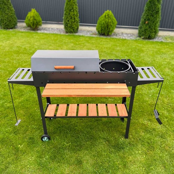 Мангал-барбекю 5 мм - міцність, перевірена вогнем! Мангал з решіткою!