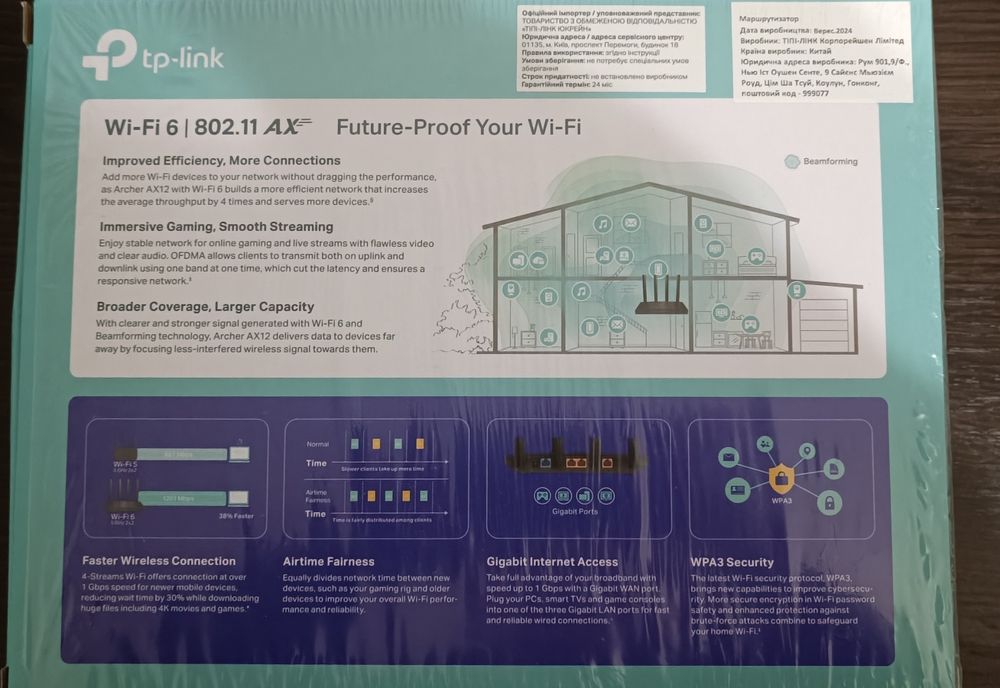 Роутер Tp-link AX12