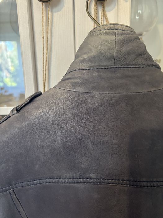 Kurtka skórzana Massimo Dutti