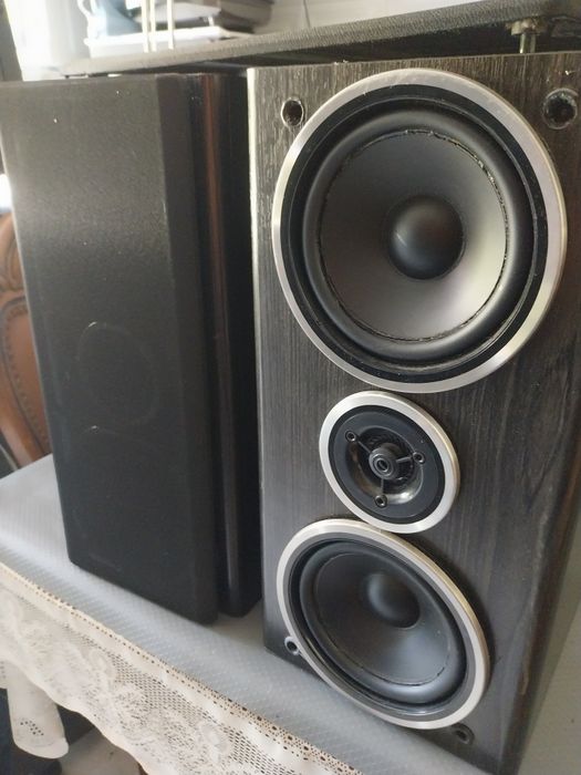 Colunas som tres vias 80w  / 8  impecaveis