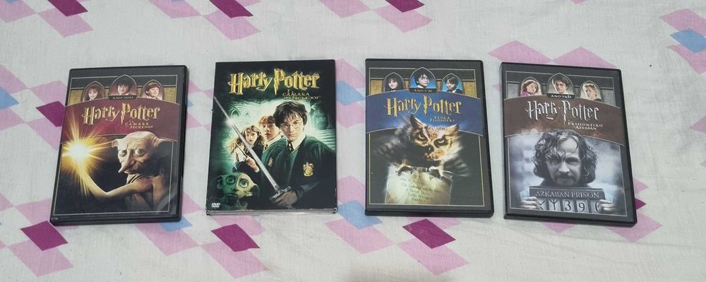 4 DVDS Harry Potter ver fotos