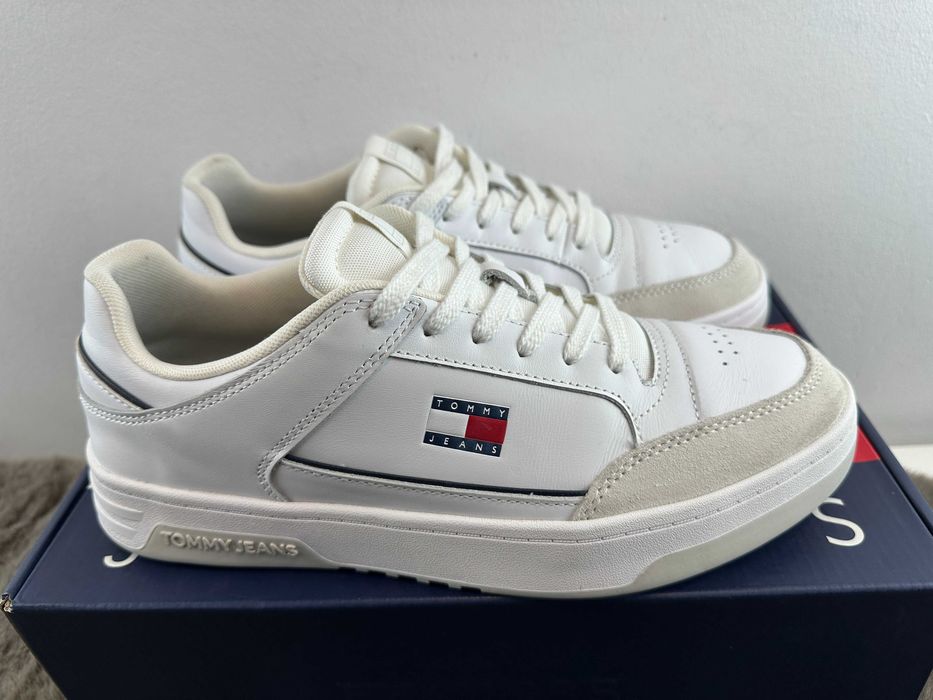 buty męskie trampki skórzane tommy hilfiger cupsole leather 43