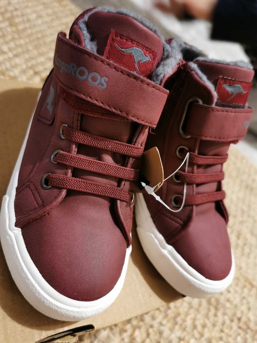 Ciepłe zimowe sneakersy Kangaroos 25 nowe