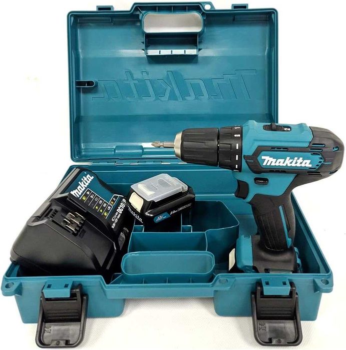 Makita Wiertarko - Wkrętarka 2 Akumulatory z  Ładowarka 12 V ZESTAW