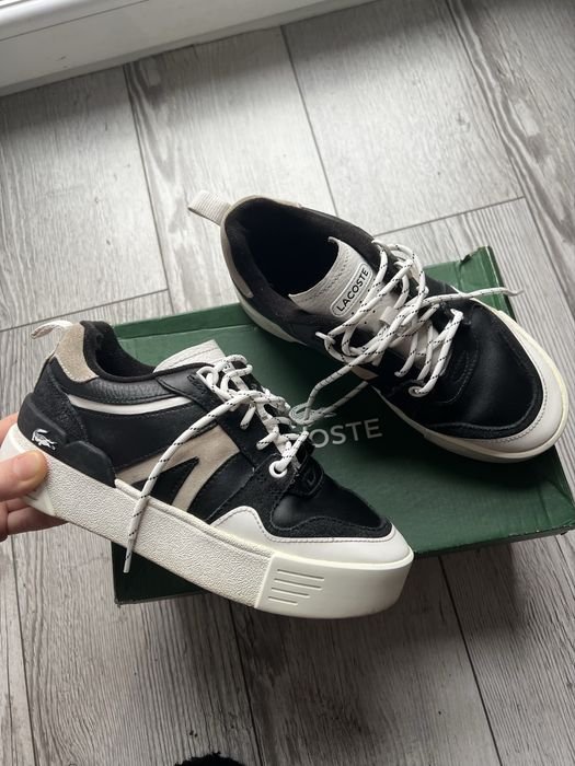 Шкіряні кеди Lacoste 37