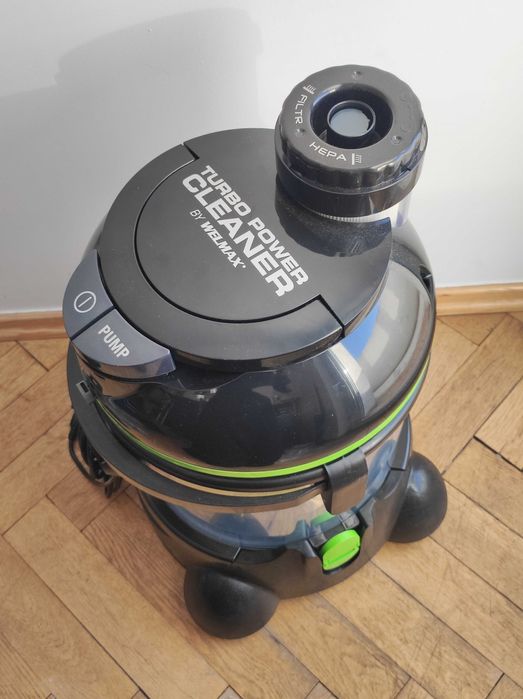 odkurzacz piorący Welmax - turbo power cleaner. NOWY