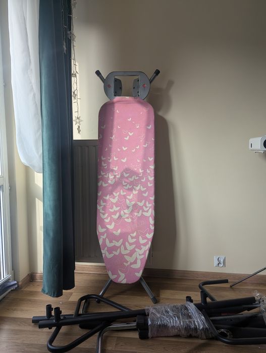 Duża deska do prasowania różowa vileda