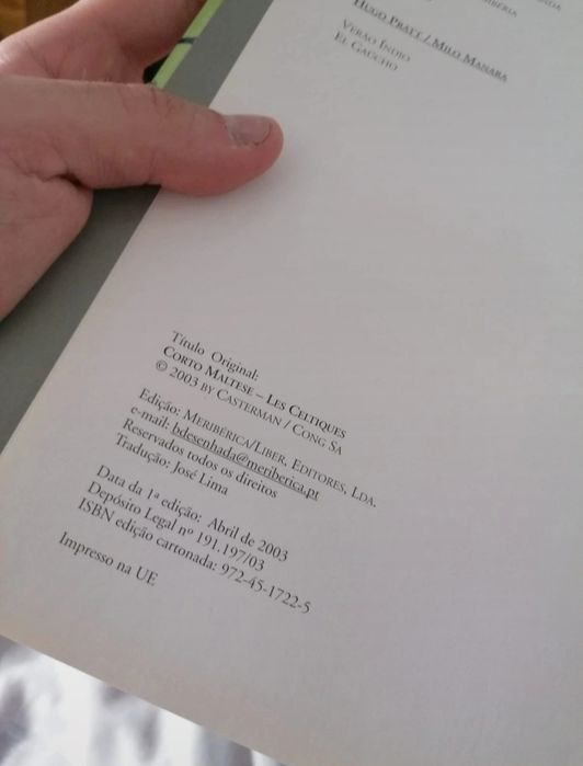 Corto Maltese - As Célticas (Meribérica) cores