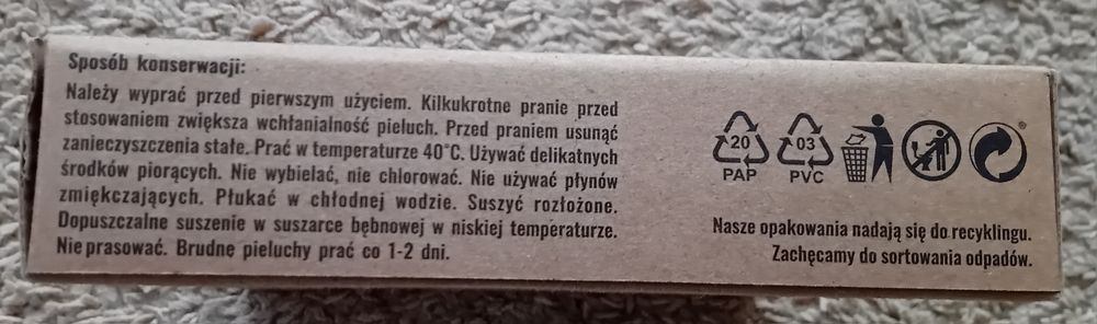 Pieluszka wielorazowa Bambiboo + wkład