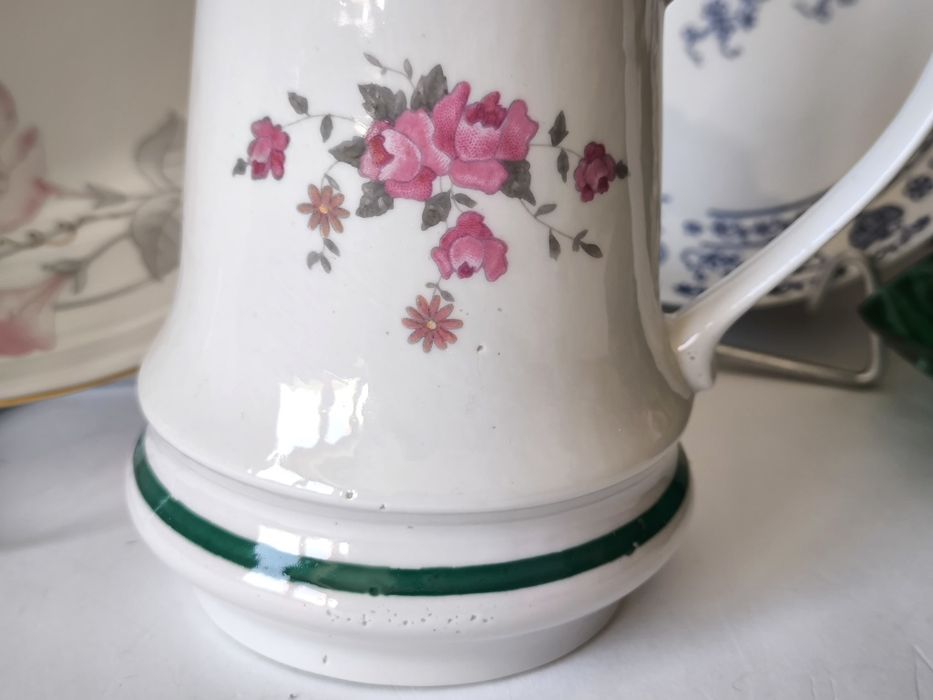 Kufel Ćmielów piękna stara porcelana