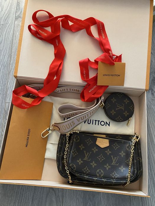 Komplet LV louis vuitton multipochette skóra