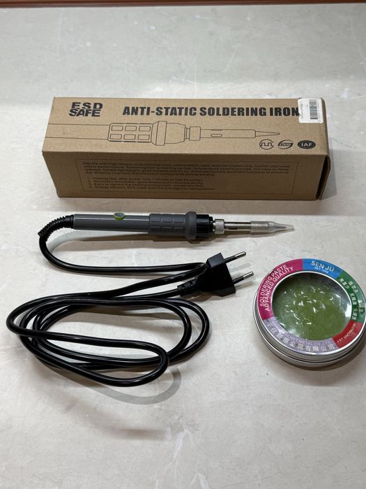 Паяльник WEP 947-II (60W) з регулюванням t° + Паста Sen Ju 100г у подарунок!