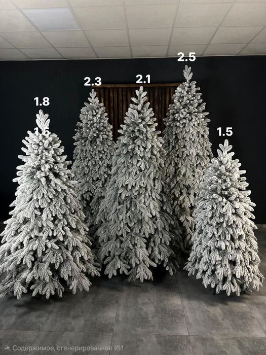 Ялинка лита засніжена,лита ялинка,штучна ялинка,ялинка