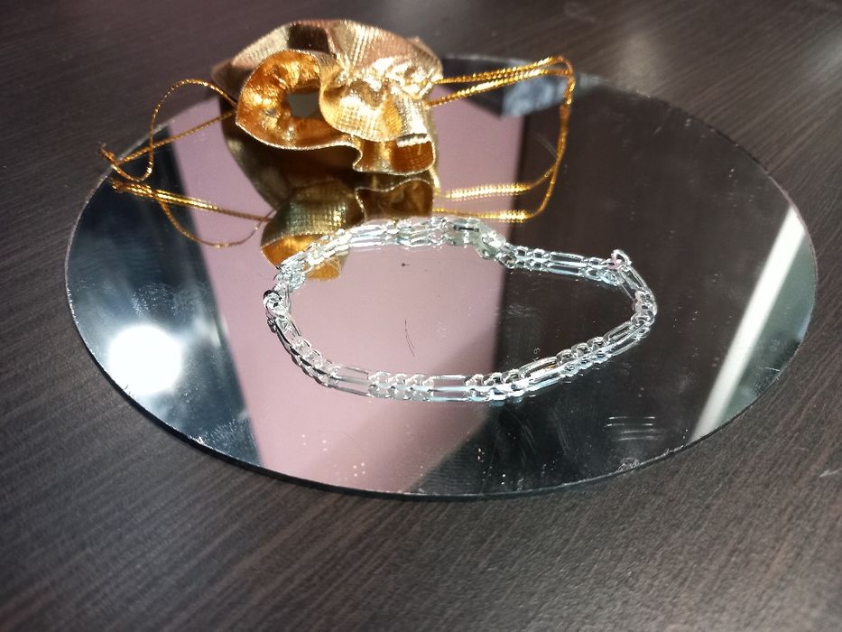 Łańcuch srebrny 925 / Męska Pancerka 22cm