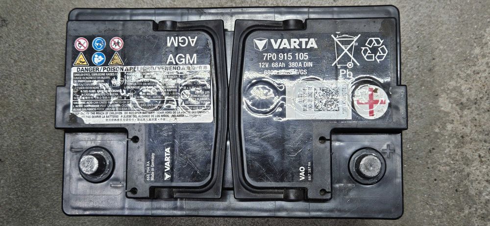 Akumulator VARTA VW AG AGM 680A 68AH P +