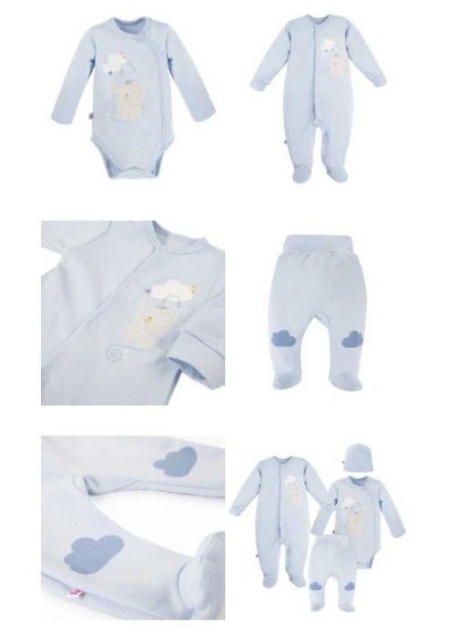 Wyprawka dla niemowlaka chlopca rozm 56cm do 68cm